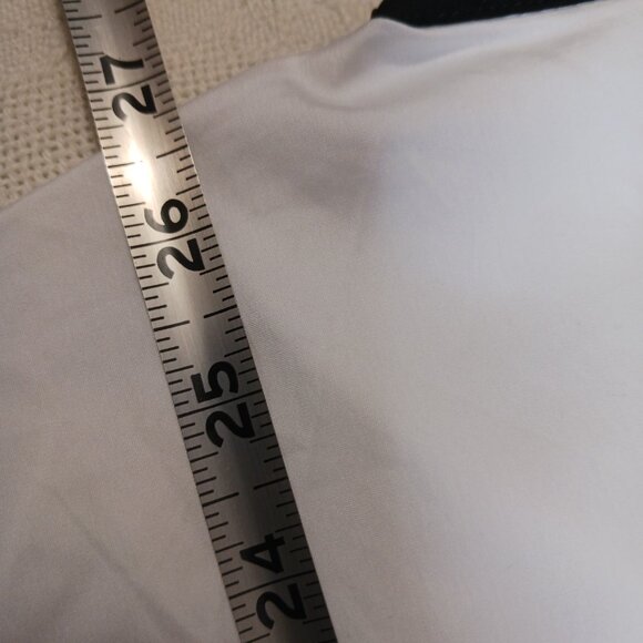 Misook Women's V-Neck Sleeveless Top Blouse L Black NWT Button Rhinestone Trim - Picture 8 of 9